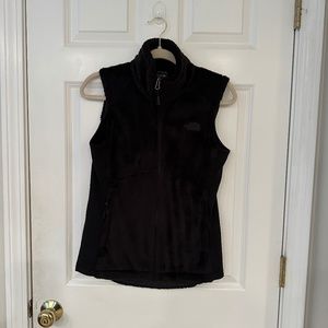Women’s Northface Plush Northface Vest panel sides size S